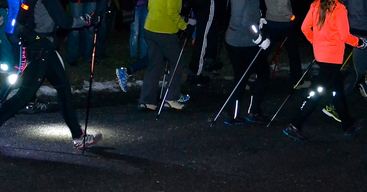 Night Run - Nordic Walking